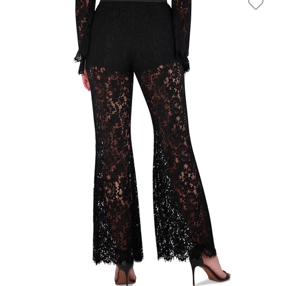 BCBG MAXAZRIA Lace Flared pants size 6 - Picture 2 of 3